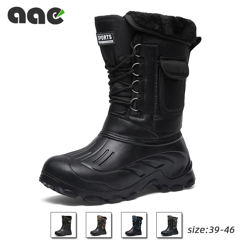 2020 Winter Waterproof Warm Men's Snow Boots Mid-Calf Winter Boots Men Non-slip High-top Hiking Shoes Men Zapatos De Hombre
2020 Winter Waterproof Warm Men's Snow Boots Mid-Calf Winter Boots Men Non-slip High-top Hiking Shoes Men Zapatos De Hombre