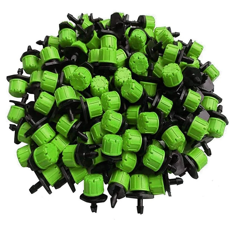 100Pcs 1/4Inch Adjustable Micro-Type Drip Irrigation System Watering Sprinklers Anti-Clogging Emitter Garden Supplies
100Pcs 1/4Inch Adjustable Micro-Type Drip Irrigation System Watering Sprinklers Anti-Clogging Emitter Garden Supplies