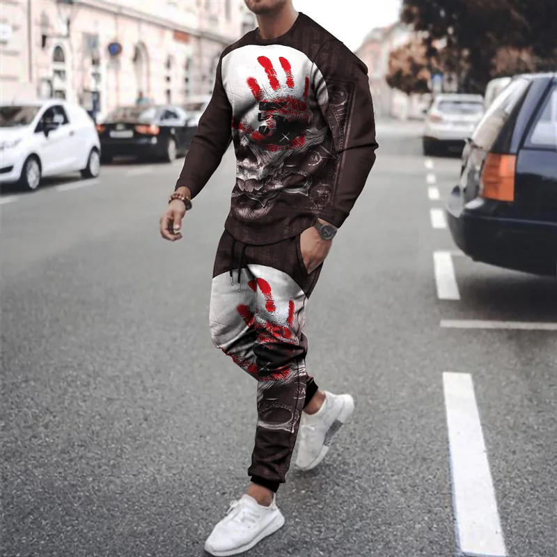 Anime Autumn New Fashion Casual Men's Sportswear Trousers 2021 Mens Sportswear Long-sleeved T-shirt 2 Piece Sets Sweatshirt Sets
Anime Autumn New Fashion Casual Men's Sportswear Trousers 2021 Mens Sportswear Long-sleeved T-shirt 2 Piece Sets Sweatshirt Sets