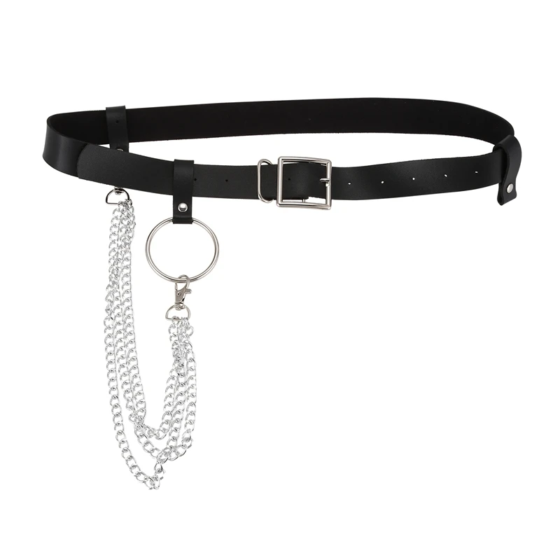 Women Pu Leather Harness Body Belts With Chain Waist Bondage Garters Punk Adjustable Suspender Straps
Women Pu Leather Harness Body Belts With Chain Waist Bondage Garters Punk Adjustable Suspender Straps