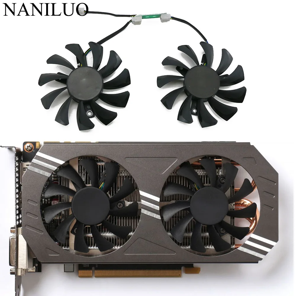 Сменный вентилятор охлаждения GA81S2U 75 мм GTX970 для графической карты ZOTAC GeForce GTX