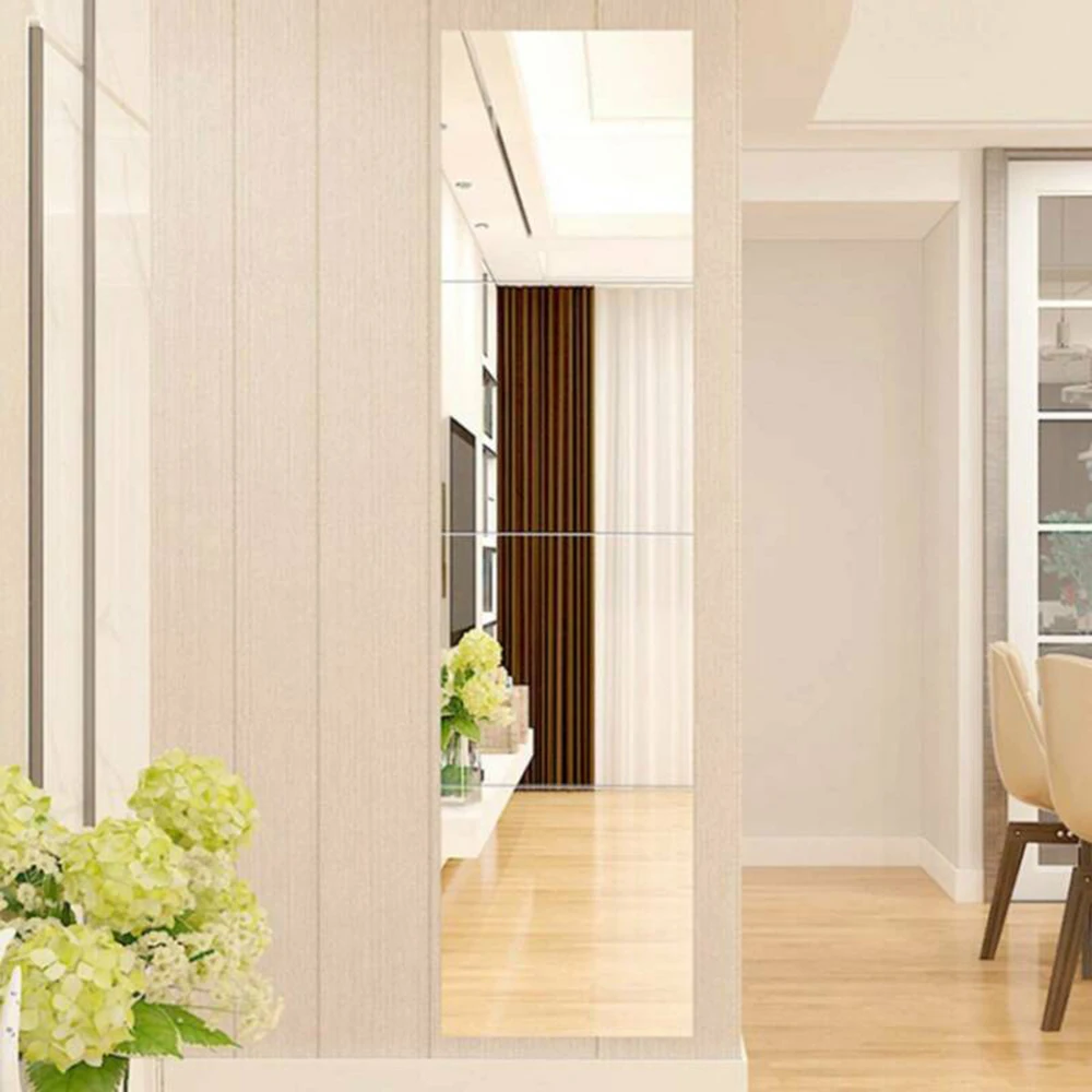 4Pcs 30x30cm Mirror Tile Wall Sticker Square Easy To Install Room Decor Stick On Art Cube Mirror Wall Sticker Home Decoration
4Pcs 30x30cm Mirror Tile Wall Sticker Square Easy To Install Room Decor Stick On Art Cube Mirror Wall Sticker Home Decoration