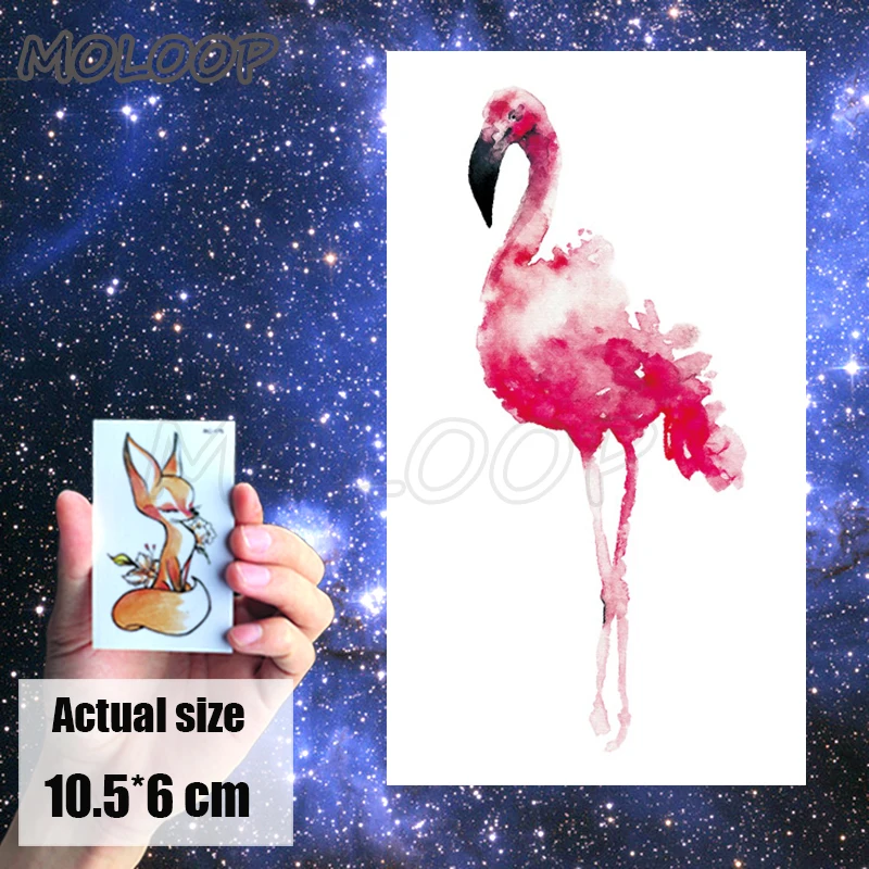 Waterproof Tattoo Sticker Flamingo bird Element Small animal Water Transfer Temporary Fake Body Art tatoo for kid girl boy
Waterproof Tattoo Sticker Flamingo bird Element Small animal Water Transfer Temporary Fake Body Art tatoo for kid girl boy