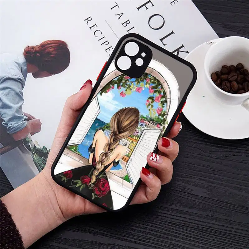 Merry Christmas Brown Hair Girl Phone Case black matte transparent For iPhone 7 8 x xs xr 11 12 pro plus mini max Clear Funda
Merry Christmas Brown Hair Girl Phone Case black matte transparent For iPhone 7 8 x xs xr 11 12 pro plus mini max Clear Funda