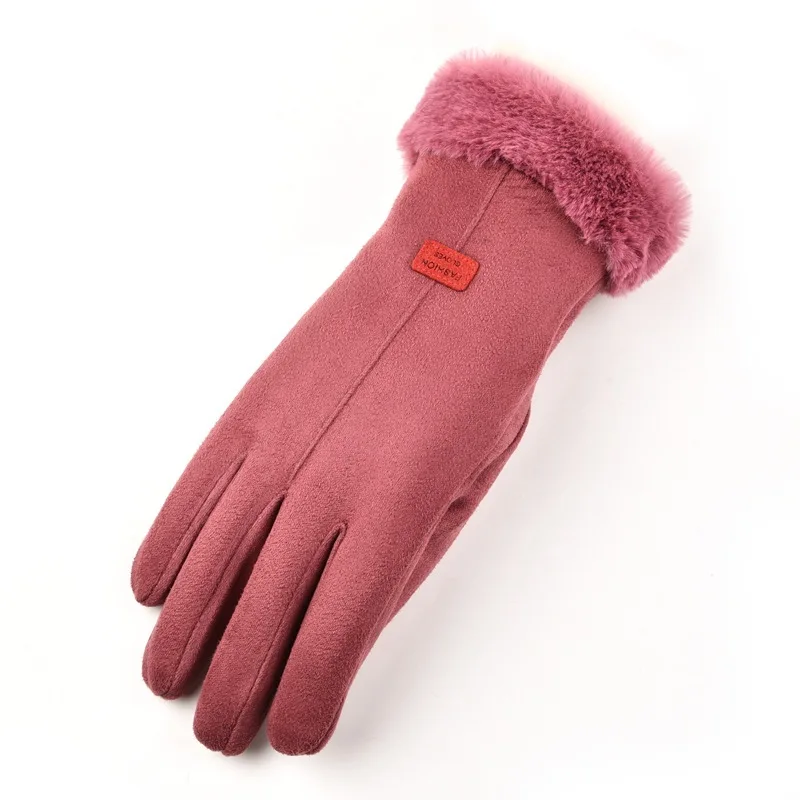 Suede Gloves Female Winter Plus Velvet Thickening Winter Gloves Outdoor Cycling Electric Motorcycle Gloves Work Gloves
Suede Gloves Female Winter Plus Velvet Thickening Winter Gloves Outdoor Cycling Electric Motorcycle Gloves Work Gloves