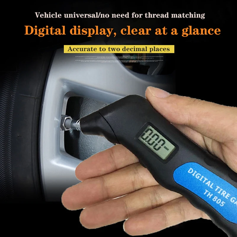 1Pc Digital LCD Tire Air Pressure Guage Meter Tester Tyre Gauge for Car Bike Truck
1Pc Digital LCD Tire Air Pressure Guage Meter Tester Tyre Gauge for Car Bike Truck