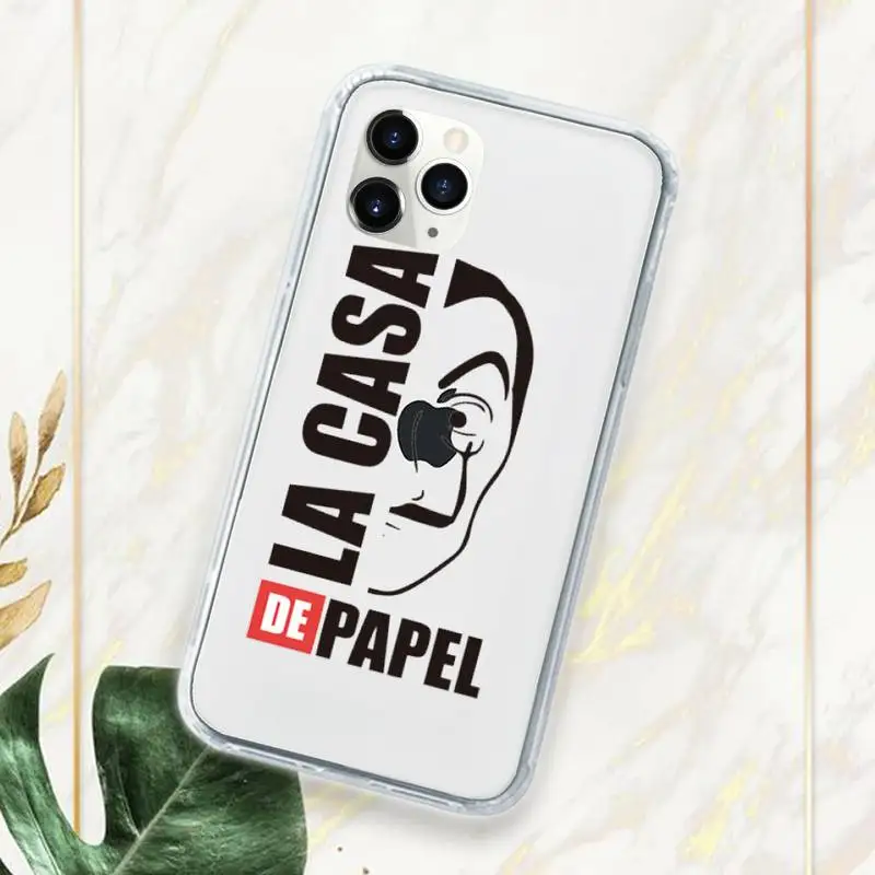 Spain TV Money Heist House Phone Case Transparent for iPhone 11 12 mini pro XS MAX 8 7 6 6S Plus X 5S SE 2020 XR
Spain TV Money Heist House Phone Case Transparent for iPhone 11 12 mini pro XS MAX 8 7 6 6S Plus X 5S SE 2020 XR