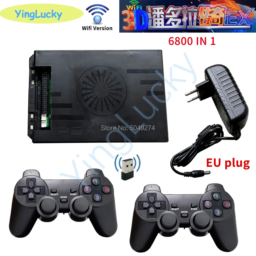 Новый комплект 3D Pandora Box Сага EX Wi-Fi 10000 видеоигры печатная плата с USB беспроводным контроллером, внешний HD-выход
Новый комплект 3D Pandora Box Сага EX Wi-Fi 10000 видеоигры печатная плата с USB беспроводным контроллером, внешний HD-выход