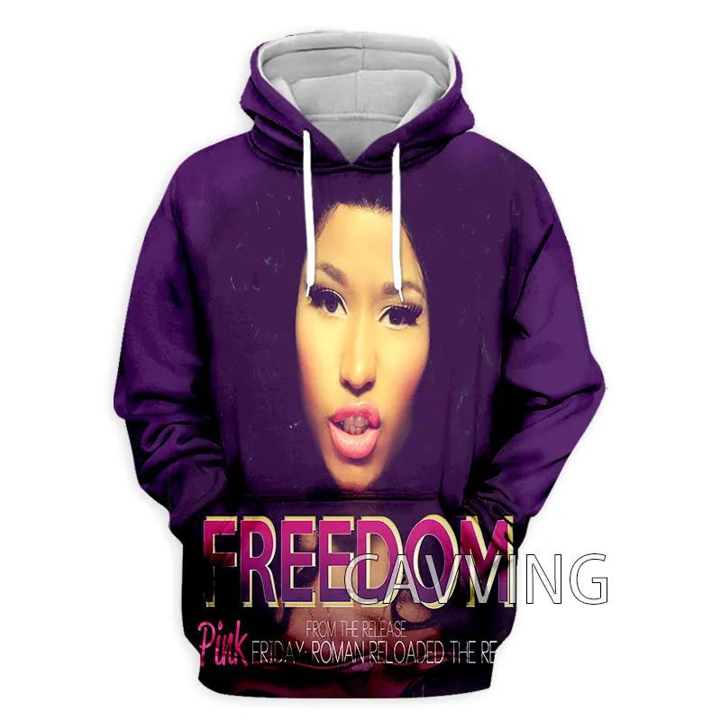 Новая модная одежда с 3D принтом Nicki Minaj мужские толстовки длинным рукавом