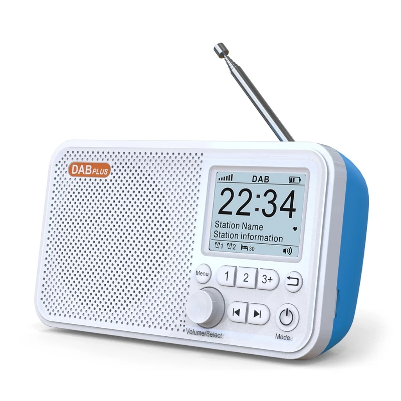 LCD DAB FM Radio Receiver Frequency Range 87.5-108MHz Portable Indoor Outdoor Player Support Clock/Sleep Y9RF
LCD DAB FM Radio Receiver Frequency Range 87.5-108MHz Portable Indoor Outdoor Player Support Clock/Sleep Y9RF