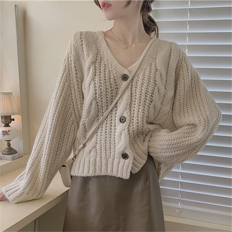 Women Casual Cardigans 2021 Fall Winter Twsied Sweater Cardigan Button Up Knitted Jackets Oversized Sweater Poncho Tops
Women Casual Cardigans 2021 Fall Winter Twsied Sweater Cardigan Button Up Knitted Jackets Oversized Sweater Poncho Tops