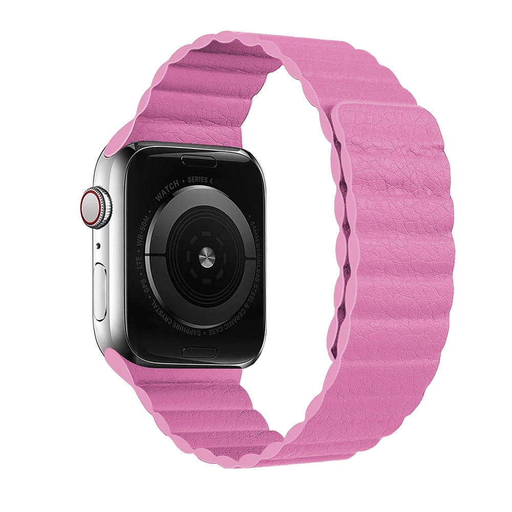 Ремешок кожаный для Apple Watch band 44 мм 40 мм 38 мм 42 мм, магнитный браслет для iWatch Series se 6 5 3 4, аксессуары для часов
Ремешок кожаный для Apple Watch band 44 мм 40 мм 38 мм 42 мм, магнитный браслет для iWatch Series se 6 5 3 4, аксессуары для часов