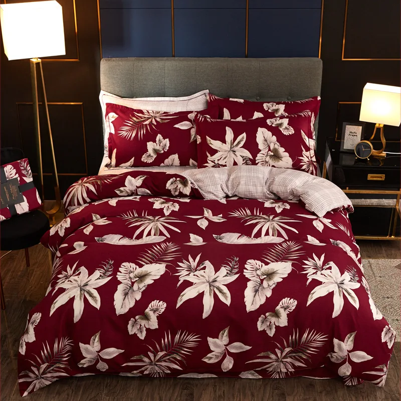 Plant Flowers Comforter Bedding Set 4pcs Bed Linen Set Duvet Cover Set Quilt Cover Bed Clothes PillowCase Home Decor Textile
Plant Flowers Comforter Bedding Set 4pcs Bed Linen Set Duvet Cover Set Quilt Cover Bed Clothes PillowCase Home Decor Textile