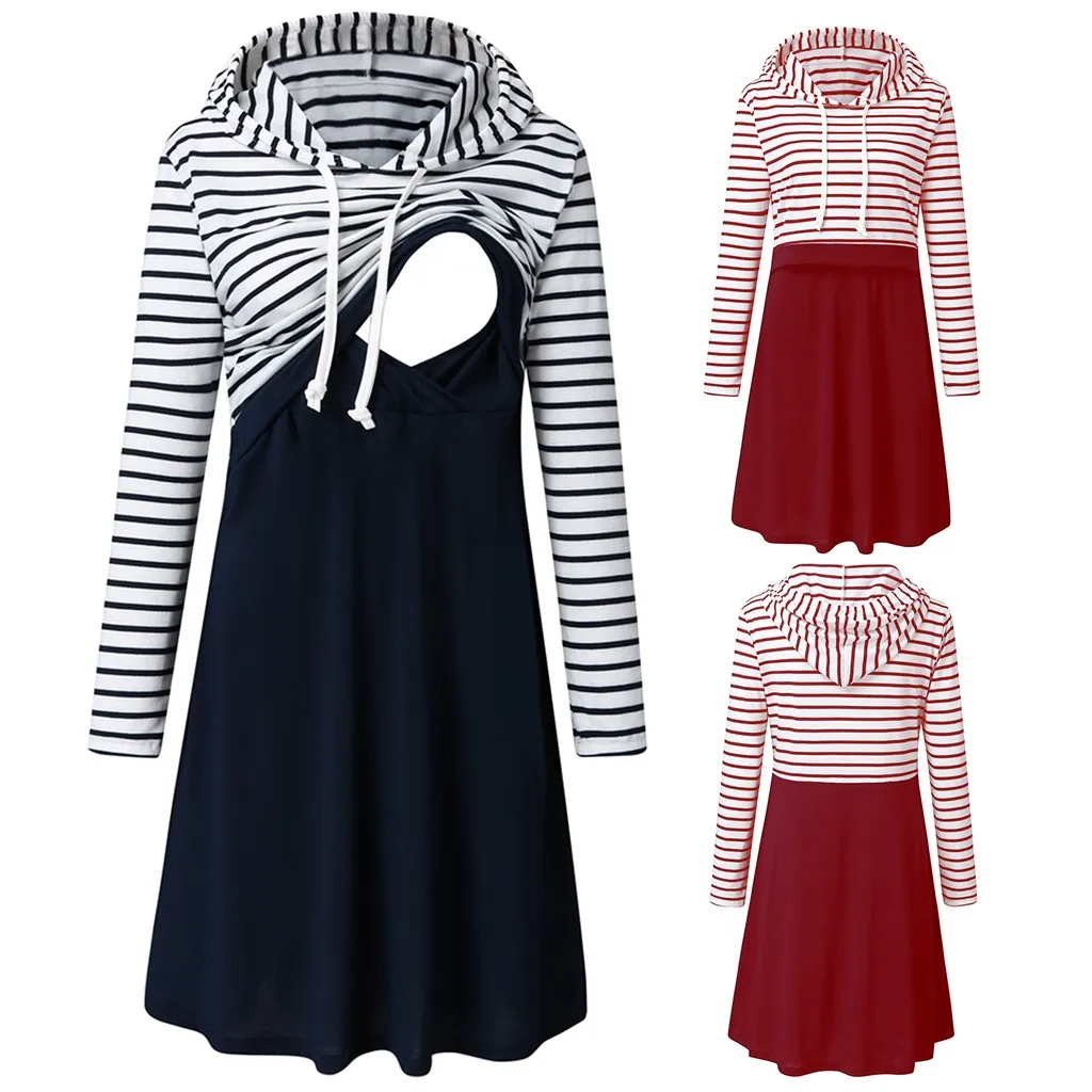 JAYCOSIN Clothes For Pregnant Women Maternity Dress Long Sleeve Striped Pregnant Dress Nursing Dress For Breastfeeding With
JAYCOSIN Clothes For Pregnant Women Maternity Dress Long Sleeve Striped Pregnant Dress Nursing Dress For Breastfeeding With