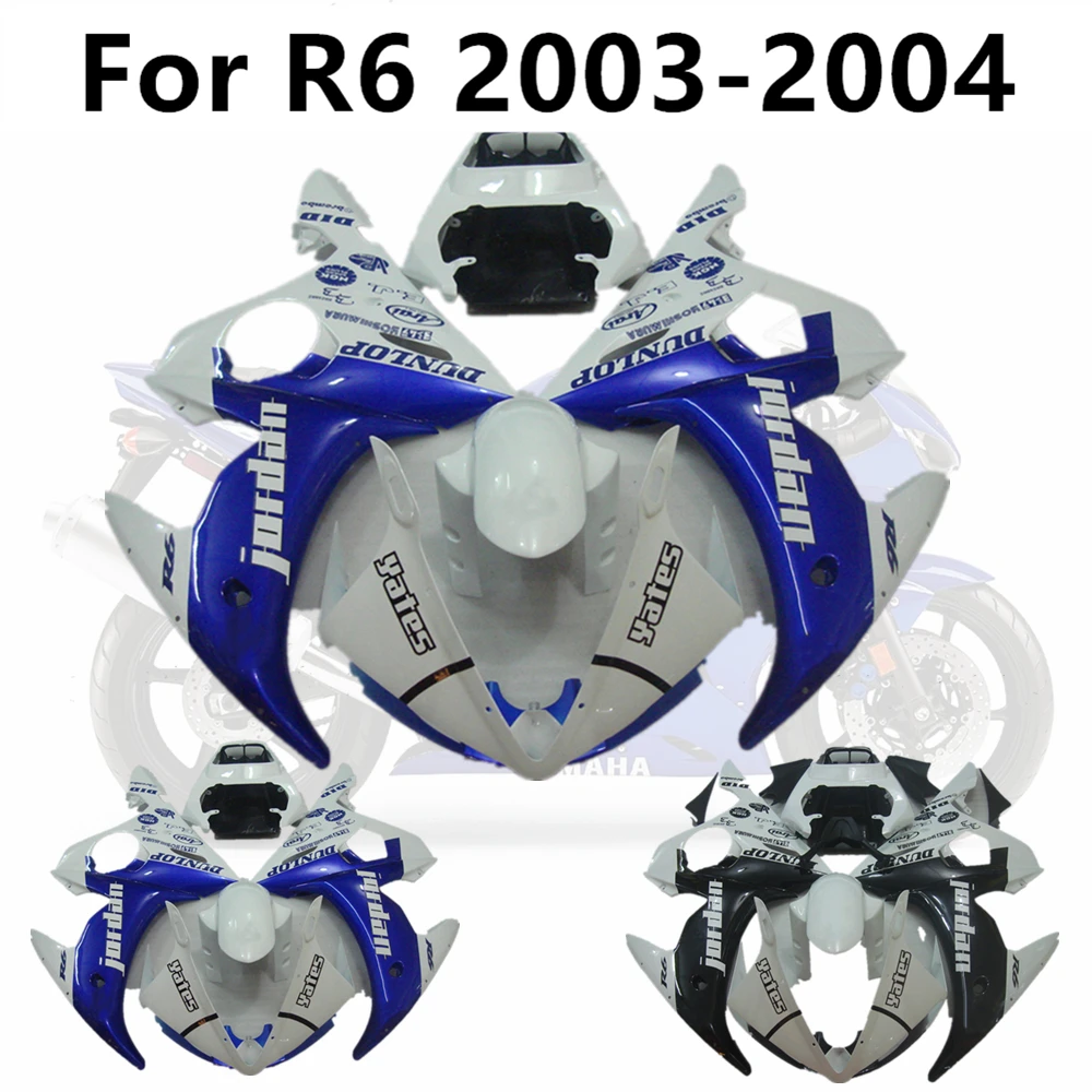 Мотоциклетные комплекты обтекателей для Yamaha R6 2003-2004 03-04 Кузов капот инъекция синие белые Большие буквы
Мотоциклетные комплекты обтекателей для Yamaha R6 2003-2004 03-04 Кузов капот инъекция синие белые Большие буквы