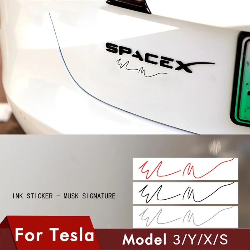Car Ink Letters Sticker for Tesla Model 3 Y S X Rear Trunk Tail Gate Emblem Decor Anti-Dropping Auto Decoration Decals Styling
Car Ink Letters Sticker for Tesla Model 3 Y S X Rear Trunk Tail Gate Emblem Decor Anti-Dropping Auto Decoration Decals Styling