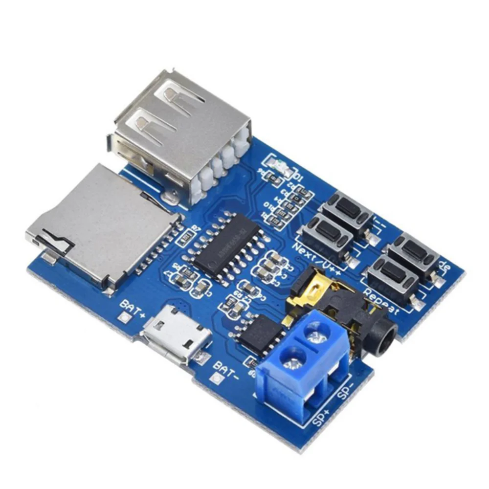 

TF Card U Disk Decoder Player MP3 Lossless Decoder Board Comes With Power Amplifier MP3 Module