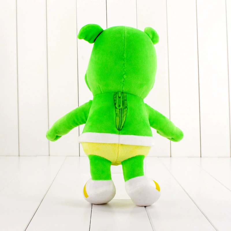 30 см зеленый стоячий жевательный медведь с голосом Забавные милые игрушки
