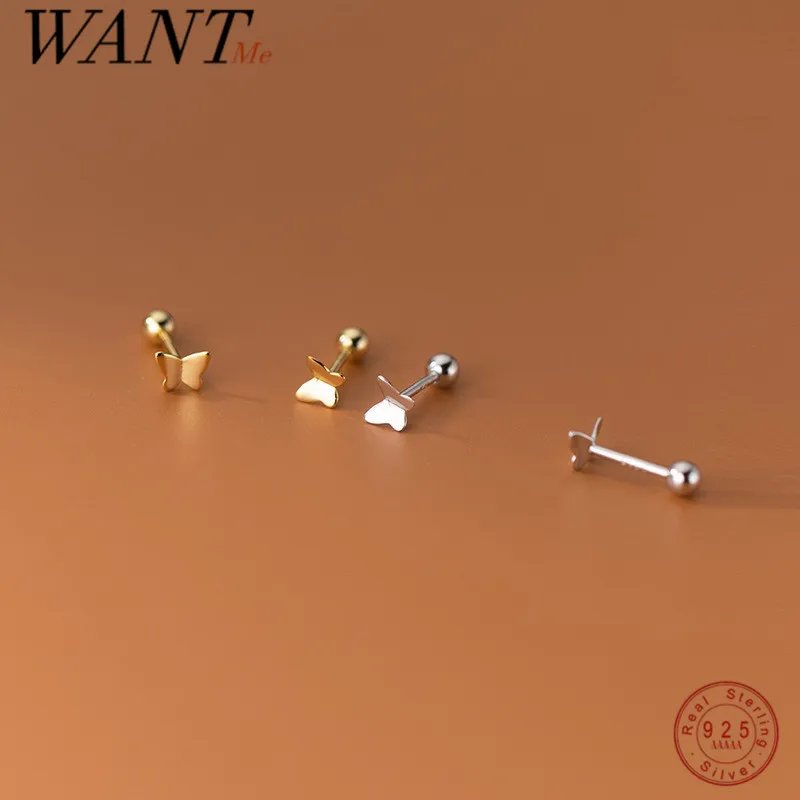 Женские серьги-гвоздики WANTME из стерлингового серебра 925 пробы, с бусинами-бабочками, модные простые корейские украшения для вечеринок, Пода...
Женские серьги-гвоздики WANTME из стерлингового серебра 925 пробы, с бусинами-бабочками, модные простые корейские украшения для вечеринок, Пода...