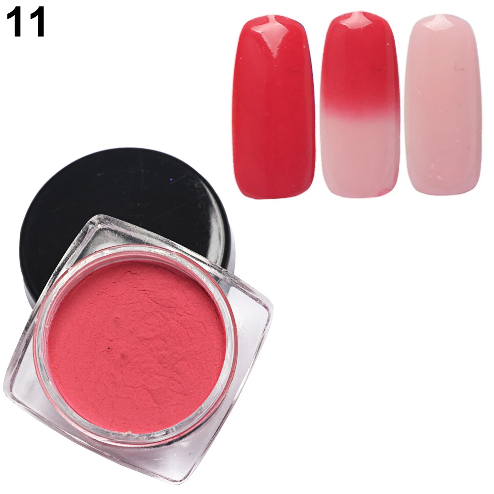 Thermochromic Pigment Thermal Color Change Temperature Nail Art Gradient Powder
Thermochromic Pigment Thermal Color Change Temperature Nail Art Gradient Powder