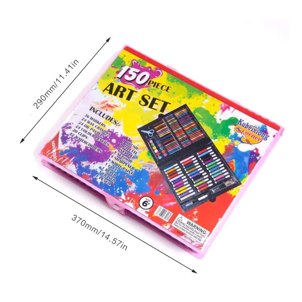 150Pcs Professional Color Pencil Child Drawing Set Painting Set Colored Pencils For Children-Colored Drawing Pencils Art Set
150Pcs Professional Color Pencil Child Drawing Set Painting Set Colored Pencils For Children-Colored Drawing Pencils Art Set
