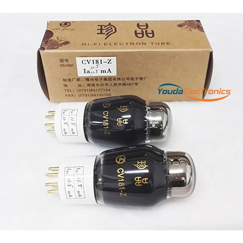 1 matched pair Shuguang Treasure CV181-Z Vacuum Tube Replace CV181 CV181-T 6SN7
1 matched pair Shuguang Treasure CV181-Z Vacuum Tube Replace CV181 CV181-T 6SN7