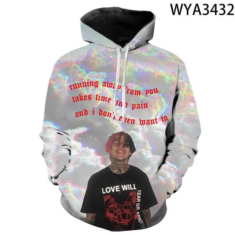 Толстовки Lil Peep для мужчин и женщин, модная повседневная одежда в стиле Харадзюку, крутой пуловер с 3D принтом, уличная одежда
Толстовки Lil Peep для мужчин и женщин, модная повседневная одежда в стиле Харадзюку, крутой пуловер с 3D принтом, уличная одежда
