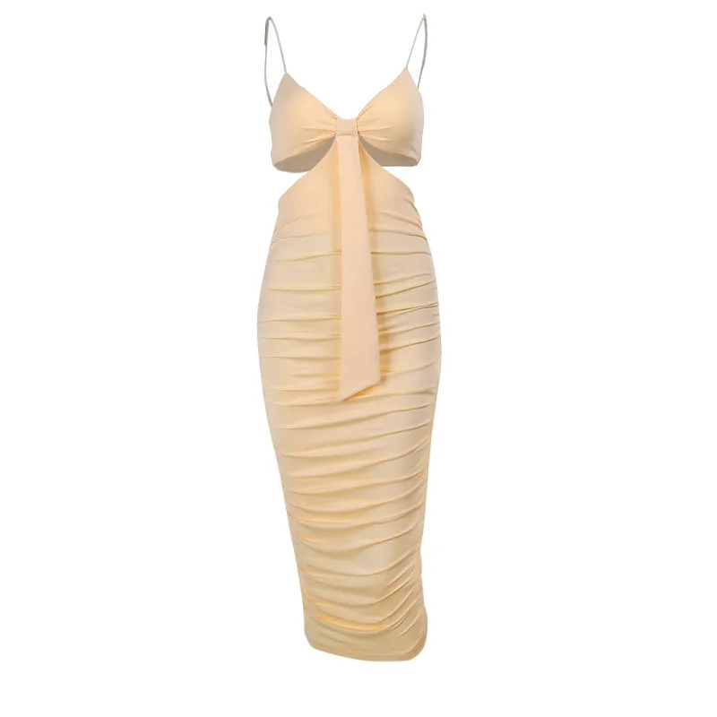 2021 Summer Women Bodycon Long Dress Spaghetti Strap Elegant Hollow Out Party Outfits Sexy Club Clothes Shrink Sleeveless Sling
2021 Summer Women Bodycon Long Dress Spaghetti Strap Elegant Hollow Out Party Outfits Sexy Club Clothes Shrink Sleeveless Sling