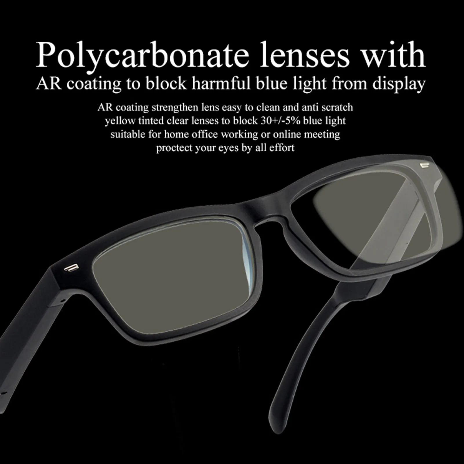 Bluetooth Audio Glasses Smart Noise Cancelling Headphones Glasses Bluetooth Earphone Wireless Bluetooth Headset
Bluetooth Audio Glasses Smart Noise Cancelling Headphones Glasses Bluetooth Earphone Wireless Bluetooth Headset