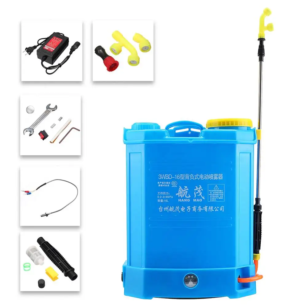 16L Capacity Electric Fogger Sprayer with Battery Ultra Agricultural Pesticide Dispenser Sprayer Agricultural Spray Protable
16L Capacity Electric Fogger Sprayer with Battery Ultra Agricultural Pesticide Dispenser Sprayer Agricultural Spray Protable