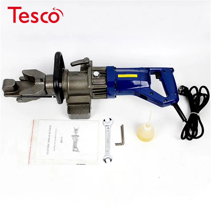Hydraulic Electric Rebar Bender and hand-held Rebar Bending Machine 16mm for bending rebar, steel bar,steel rod RB-16
Hydraulic Electric Rebar Bender and hand-held Rebar Bending Machine 16mm for bending rebar, steel bar,steel rod RB-16