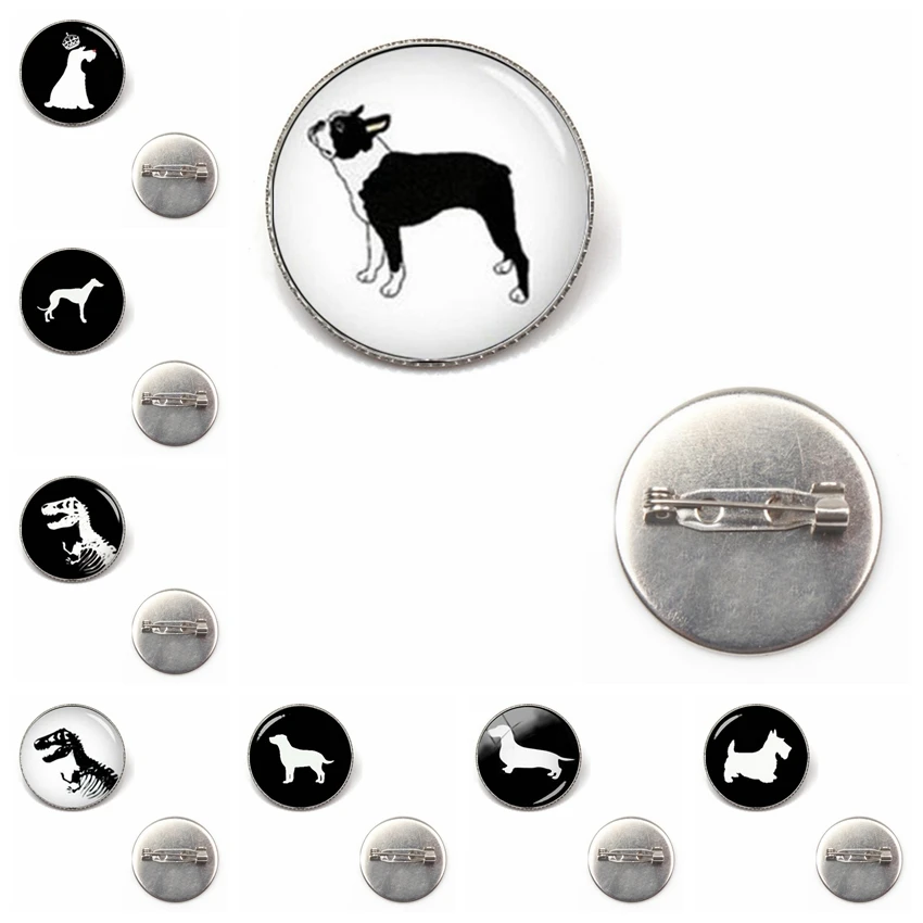 Creative Cute Dog Avatar Picture Badge Fashion Dachshund Dog Crown Glass Dome Medal Retro Minimalist Hound Silhouette Art Brooch
Creative Cute Dog Avatar Picture Badge Fashion Dachshund Dog Crown Glass Dome Medal Retro Minimalist Hound Silhouette Art Brooch