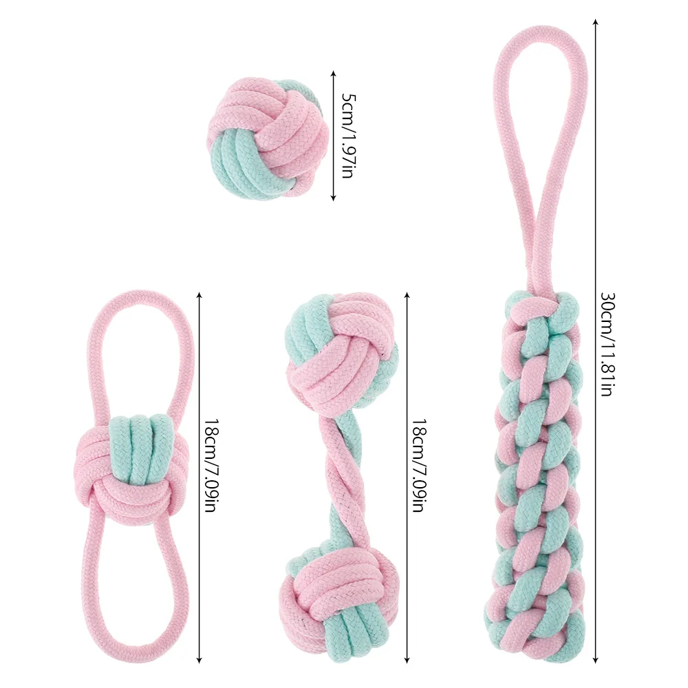 Dog Rope Toy Grinding Chew Toy Tough Strong Interactive Knot Ball Pet Puppies Puppy Chew Tooth Molar Cleaning Toy Natural Cotton
Dog Rope Toy Grinding Chew Toy Tough Strong Interactive Knot Ball Pet Puppies Puppy Chew Tooth Molar Cleaning Toy Natural Cotton