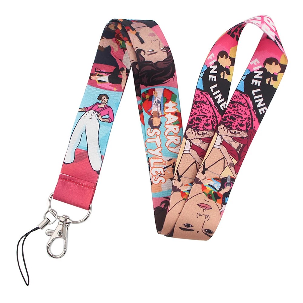British Singer Harry Styles Lanyards Keychain Fine Line Love On Tour Comics Printed Neck Straps Keycord DIY Hang Rope Fans Gift
British Singer Harry Styles Lanyards Keychain Fine Line Love On Tour Comics Printed Neck Straps Keycord DIY Hang Rope Fans Gift