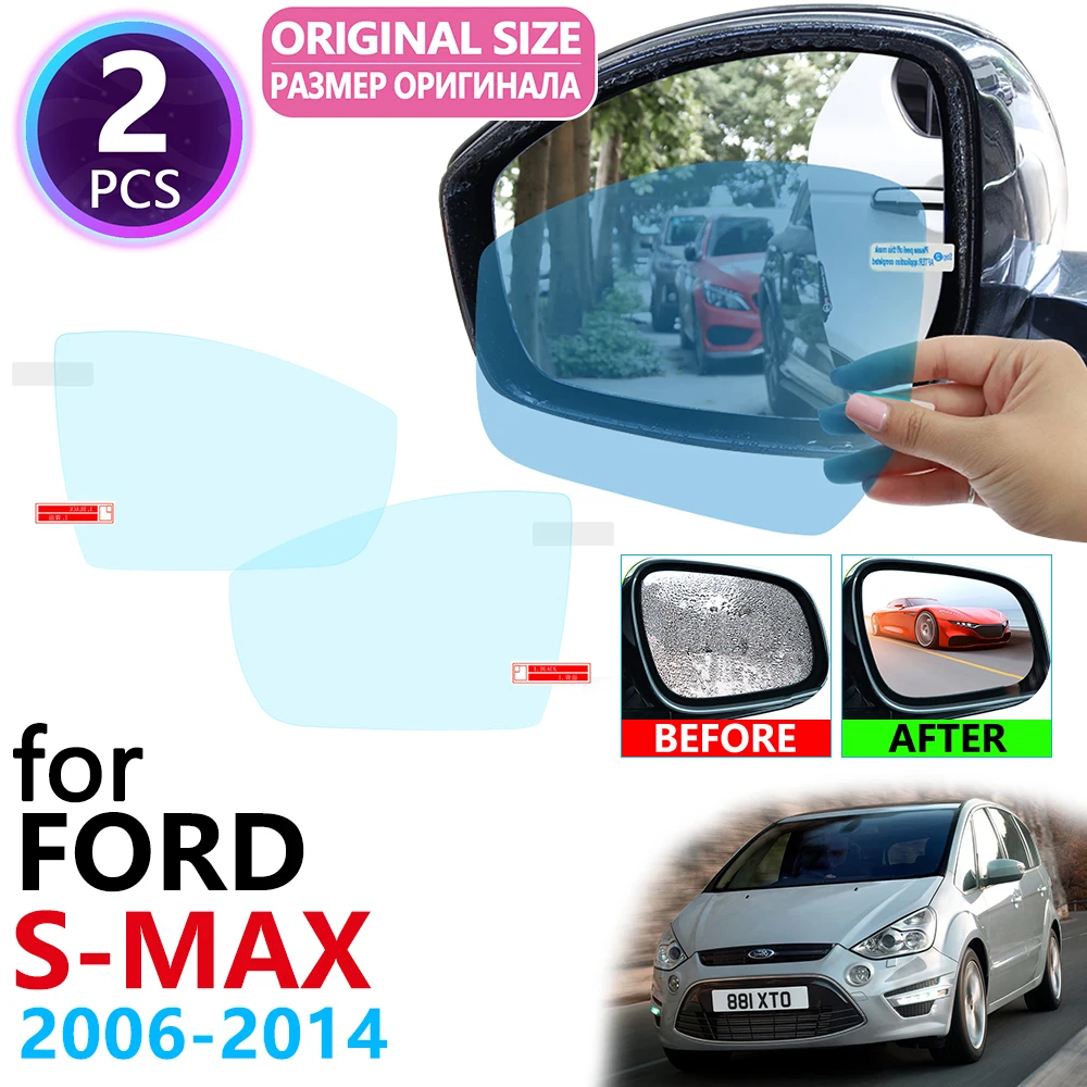 Для Ford S-Max MK1 Smax S max 2006 ~ 2014 полноразмерное зеркало заднего вида непромокаемая