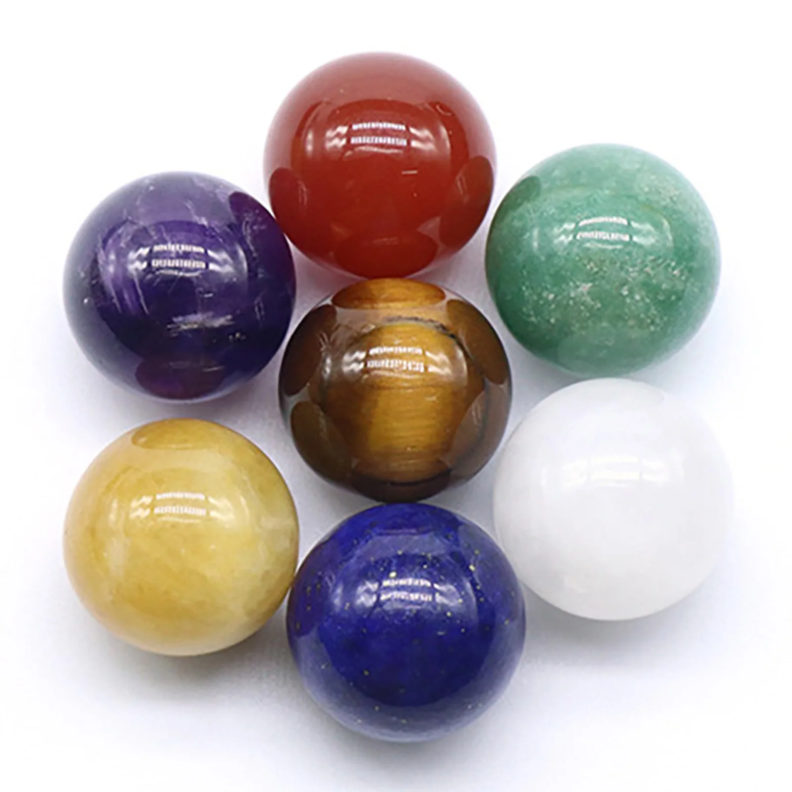 7pcs Chakra Stones Set Natural Reiki Healing Crystal Stone 16mm Jade Crystal Agate Ball Set
7pcs Chakra Stones Set Natural Reiki Healing Crystal Stone 16mm Jade Crystal Agate Ball Set