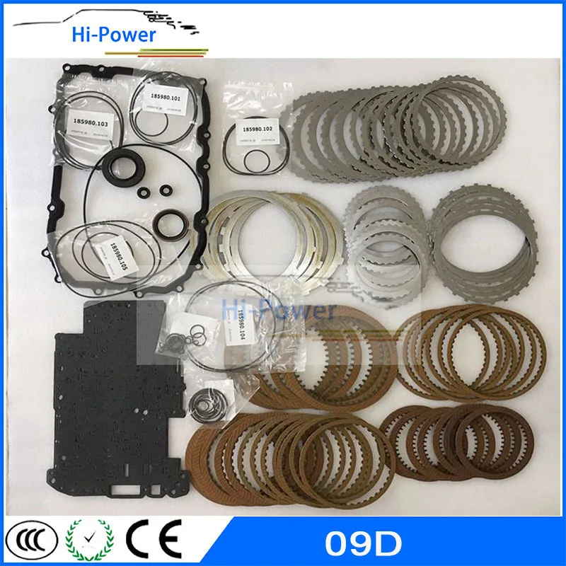 09D TR60SN Auto Transmission Master Overhaul Rebuild kit Friction Kit Gasket Sealrings For VW Audi Porsche Touareg Repair Kit
09D TR60SN Auto Transmission Master Overhaul Rebuild kit Friction Kit Gasket Sealrings For VW Audi Porsche Touareg Repair Kit