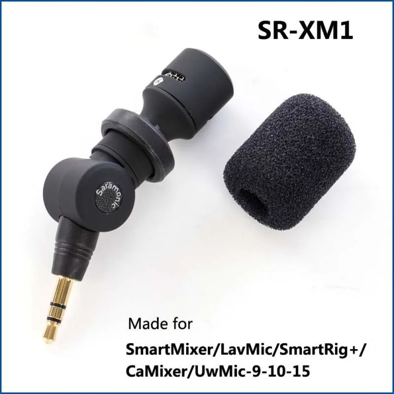 SR-XM1 Condenser Microphone Mini 3.5mm Rotatable Plug-and-play Portable Universal Mic Phone Camcorder Stabilizer Accessories
SR-XM1 Condenser Microphone Mini 3.5mm Rotatable Plug-and-play Portable Universal Mic Phone Camcorder Stabilizer Accessories