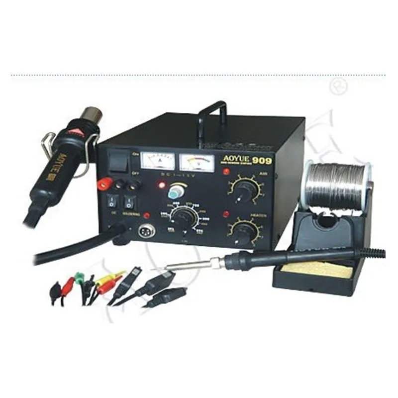 AOYUE 909 Hot Air Repair Soldering Iron and Heat Gun Station Anti-static
AOYUE 909 Hot Air Repair Soldering Iron and Heat Gun Station Anti-static