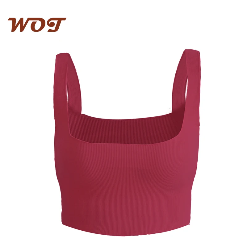 2021 hot sale sling pit strip solid color vest spring and summer all-match women's short cropped T-shirt
2021 hot sale sling pit strip solid color vest spring and summer all-match women's short cropped T-shirt