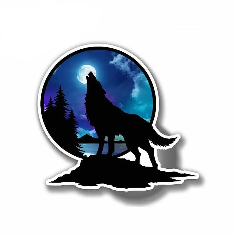 Personalized Design Night Moon Roaring Wolf Car Stickers PVC Fashion Fun Auto Body Window Exquisite Waterproof Decals Decorate
Personalized Design Night Moon Roaring Wolf Car Stickers PVC Fashion Fun Auto Body Window Exquisite Waterproof Decals Decorate