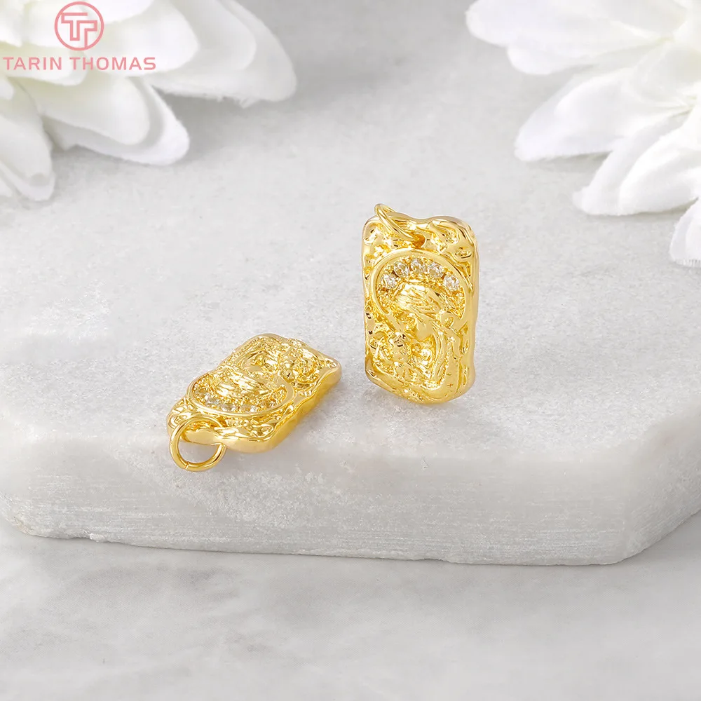 4PCS 8x14MM Hole 2MM 24K Gold Color Plated Brass with Zircon Rectangle Charms Pendants High Quality Diy Jewelry Accessories
4PCS 8x14MM Hole 2MM 24K Gold Color Plated Brass with Zircon Rectangle Charms Pendants High Quality Diy Jewelry Accessories