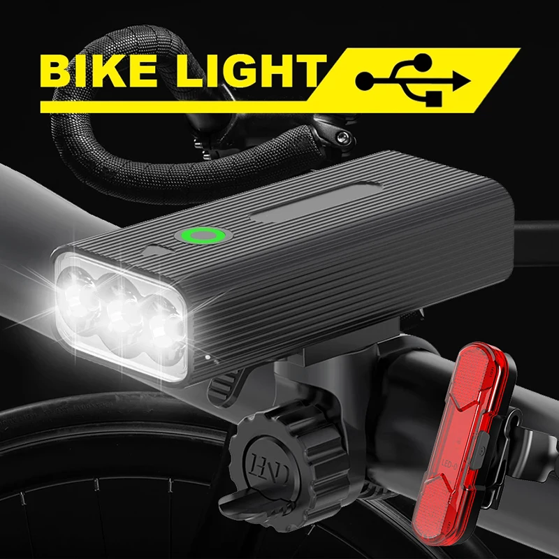 New T6 Headlight For Bicycle 5200mAh Power Bank USB Chargeable Bike Light Front LED Lamp MTB Road Flashlight Cycling Accessories
New T6 Headlight For Bicycle 5200mAh Power Bank USB Chargeable Bike Light Front LED Lamp MTB Road Flashlight Cycling Accessories