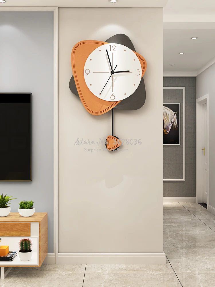 Wooden Alien Wall Clock Creative Geometric Shape Clock Living Room TV Background Wall Decor Nordic Wall Pendant Ornaments Mute
Wooden Alien Wall Clock Creative Geometric Shape Clock Living Room TV Background Wall Decor Nordic Wall Pendant Ornaments Mute