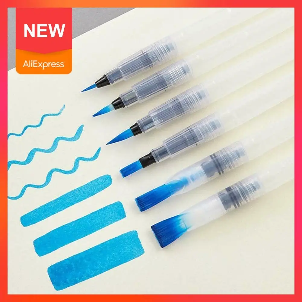 6 Pcs Portable Paint Brush Water Color Brush Pencil Brush For Beginner Pen Watercolor Painting Drawing Soft Art Supplies X5X5
6 Pcs Portable Paint Brush Water Color Brush Pencil Brush For Beginner Pen Watercolor Painting Drawing Soft Art Supplies X5X5