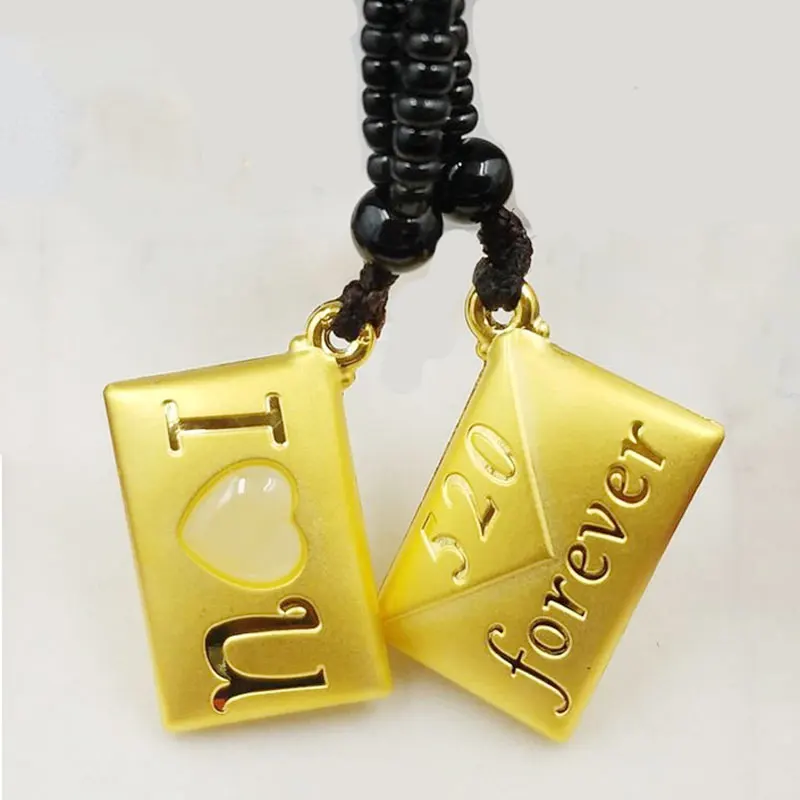 Valentine's Day Gift 3D Gold 520 Love Letter Pendant Natural Hetian 24K Gold Inlay Jade Necklace Pendant Jewelry
Valentine's Day Gift 3D Gold 520 Love Letter Pendant Natural Hetian 24K Gold Inlay Jade Necklace Pendant Jewelry