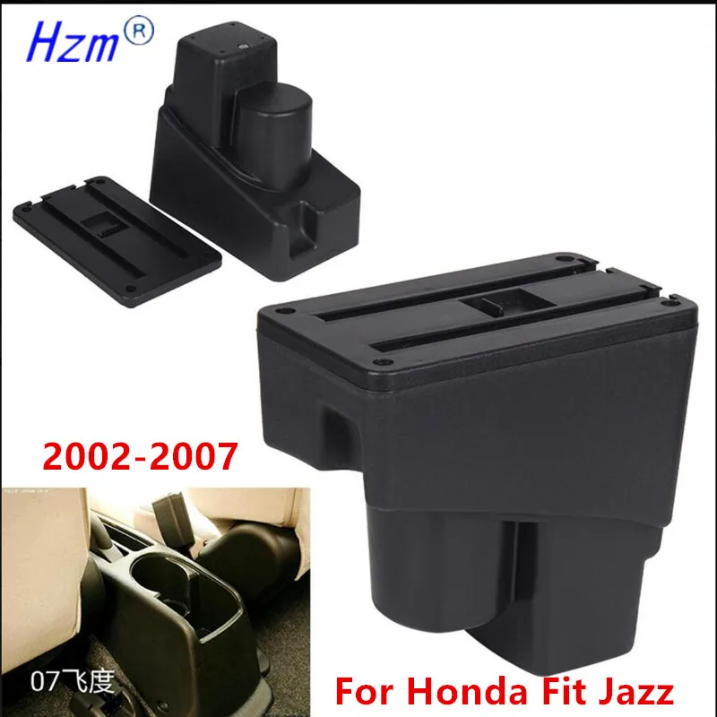 Подлокотник для Honda Jazz Fit 1 автомобильный подлокотник 2002-2007 ящик хранения
