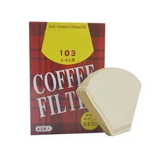 Coffee Cup Filter Paper Espresso Machine Mocha Pot Strainer Sheet Hand Drip Coffee Filter Paper Tea Coffee Accessories