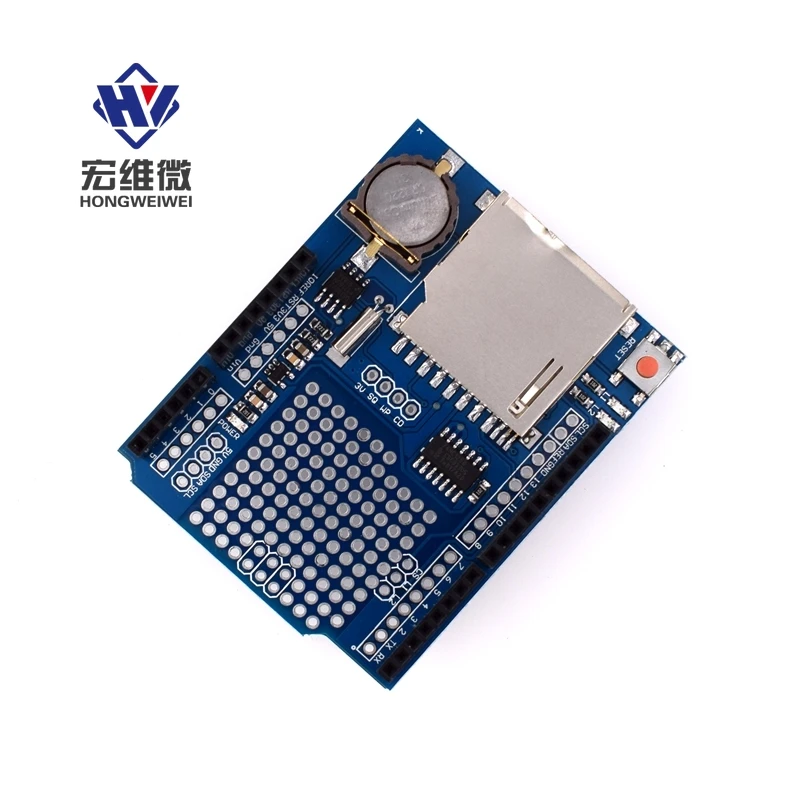 

XD-204 Data Collection Logger Shield Data Acquisition Module Recorder Logging Shield for Arduino UNO SD Card Computer Components