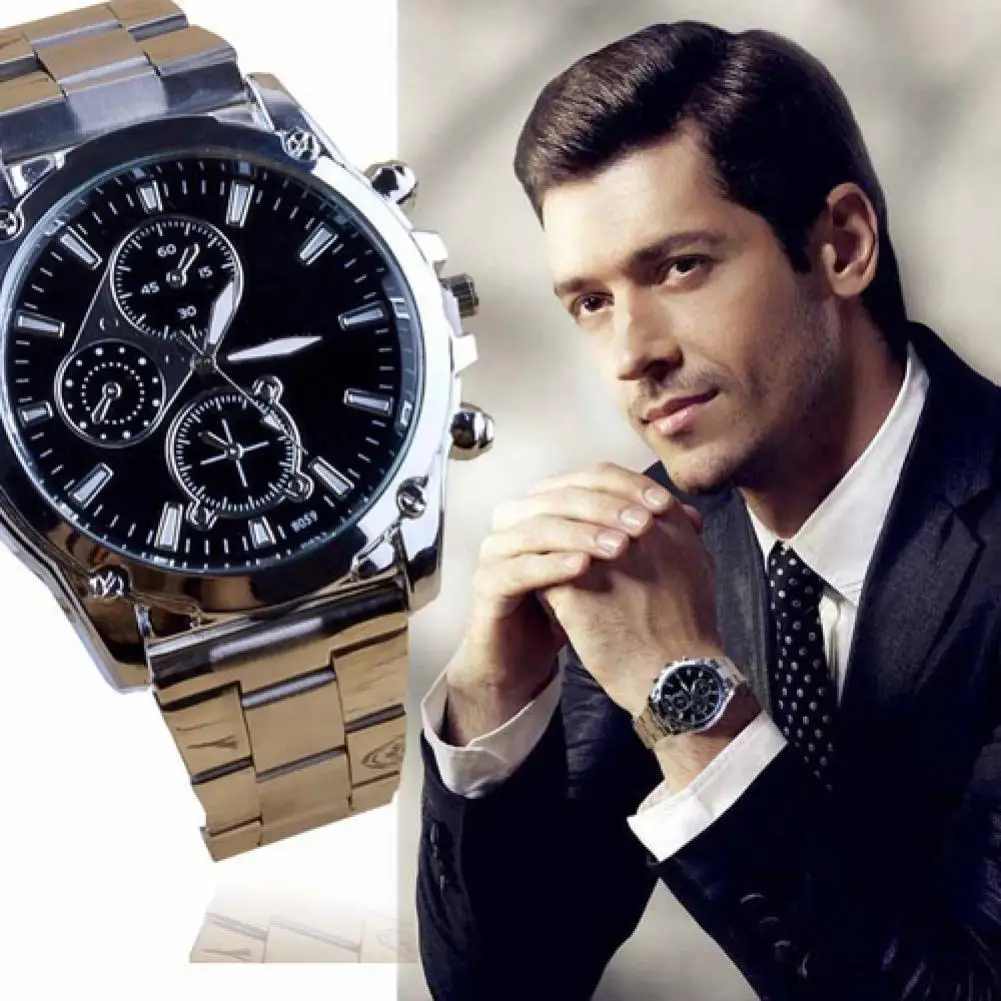Luxury Men Watch Business Sport Stainless Steel Quartz Analog Wrist Watch Xmas Gift montre homme часы мужские наручные
Luxury Men Watch Business Sport Stainless Steel Quartz Analog Wrist Watch Xmas Gift montre homme часы мужские наручные